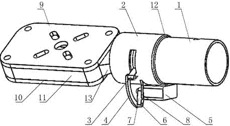 Motor seat capable of changing tilt angles of rotor surfaces of multi-rotor unmanned aerial vehicle