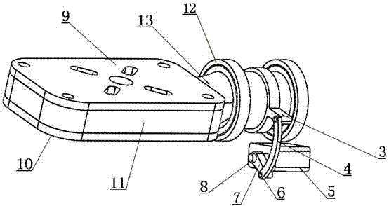 Motor seat capable of changing tilt angles of rotor surfaces of multi-rotor unmanned aerial vehicle