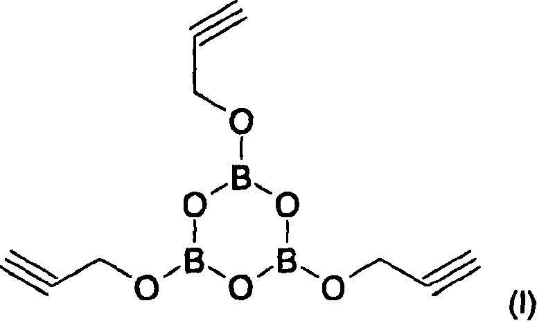 Boroxine derivatives as flame retardant