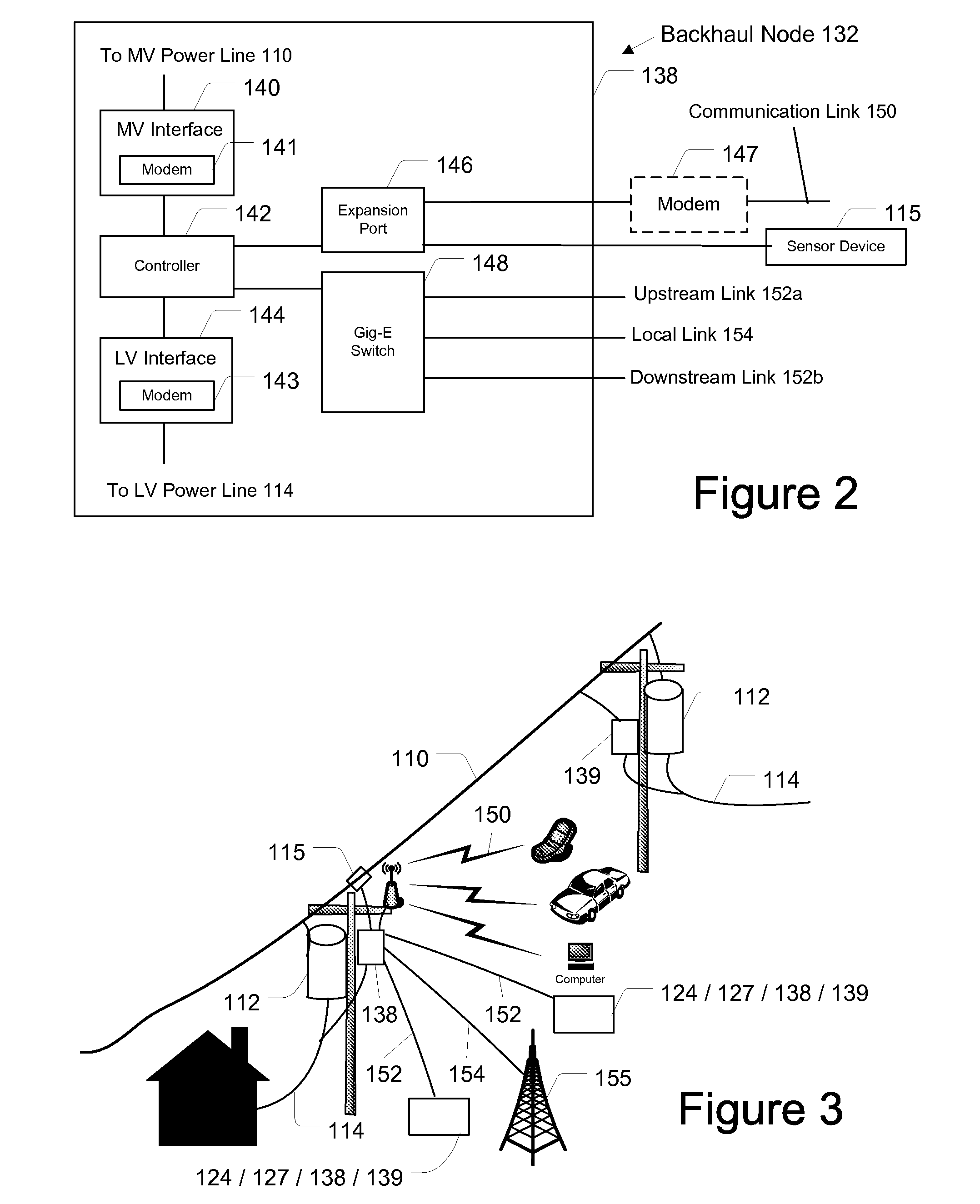 System and method for determining the impedance of a medium voltage power line