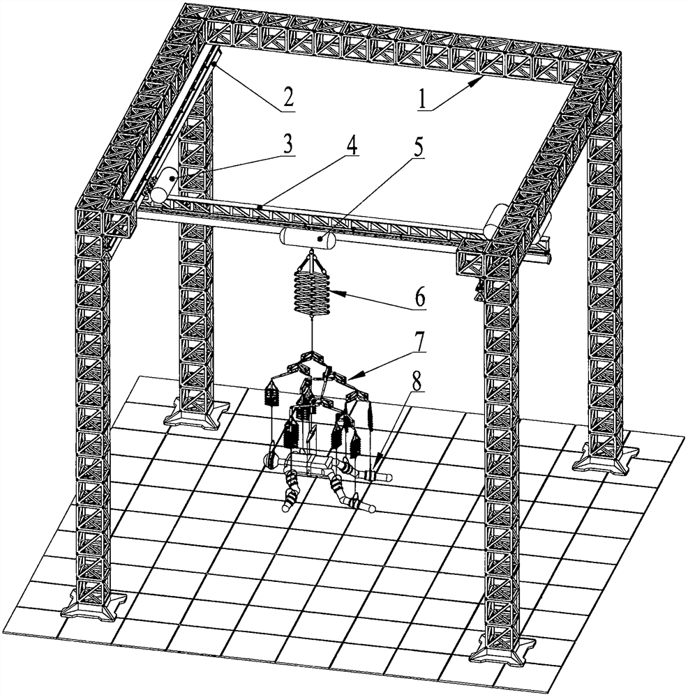 Passive self-adaptive distributed human body gravity unloading system