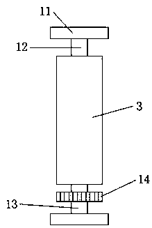 Transmission device for packaging box processing