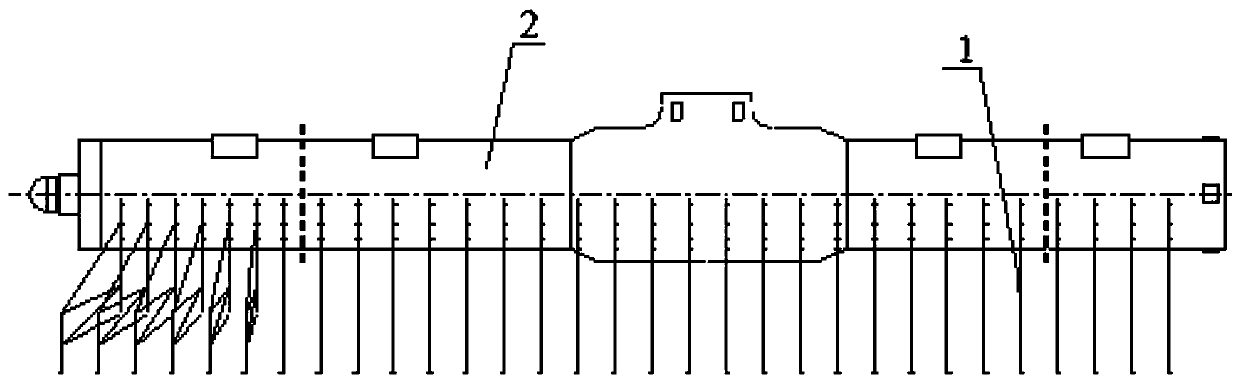 Mechanical welding method for closely-spaced pipe joint of header
