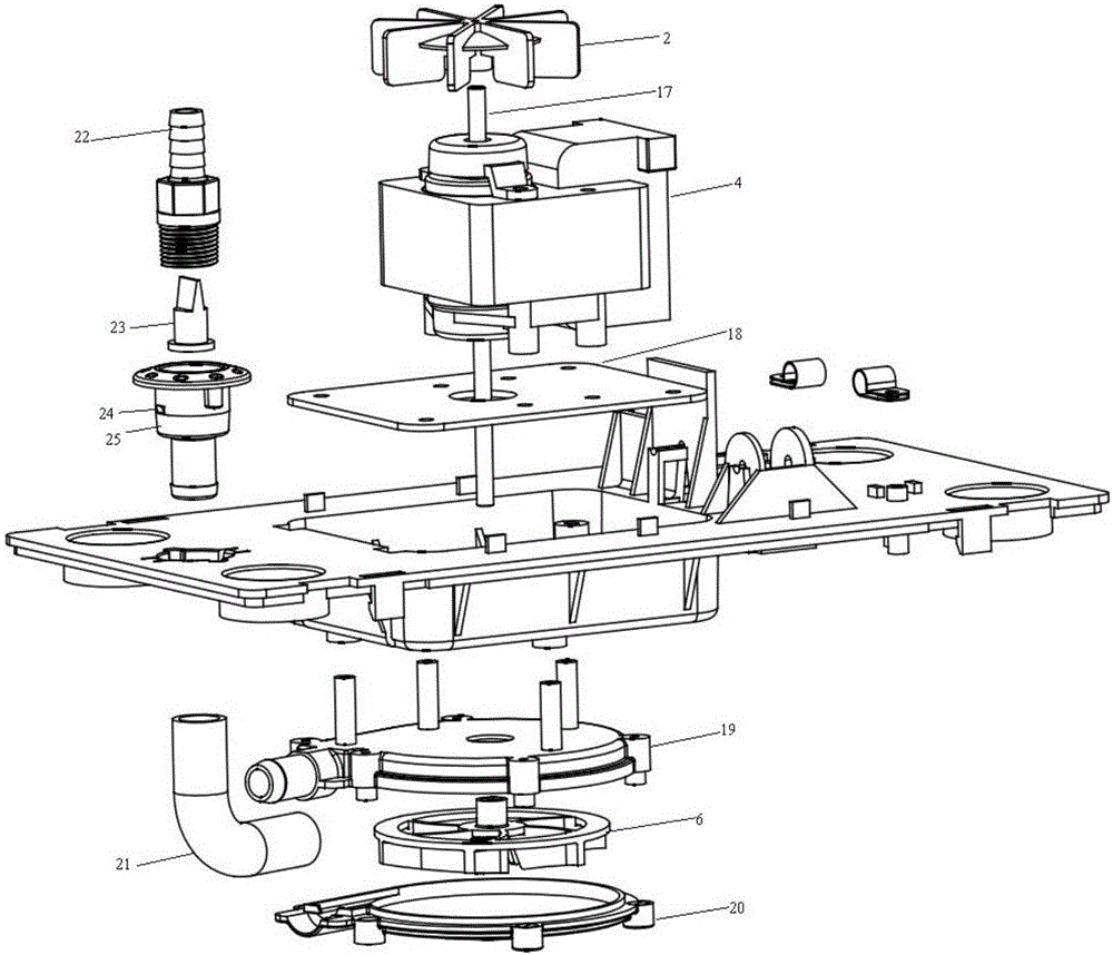 Condensation pump assembly