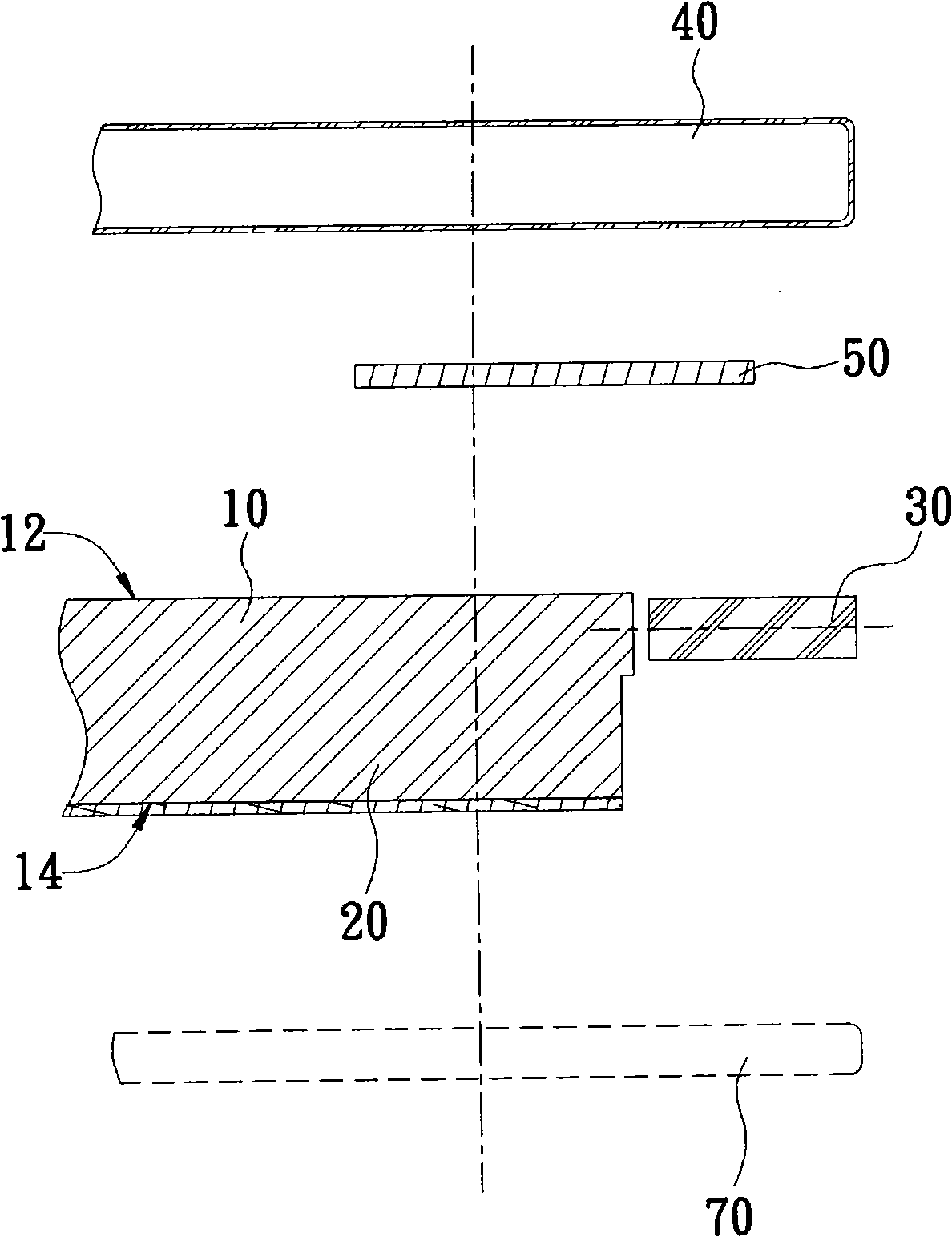 Grinding device and combination method thereof