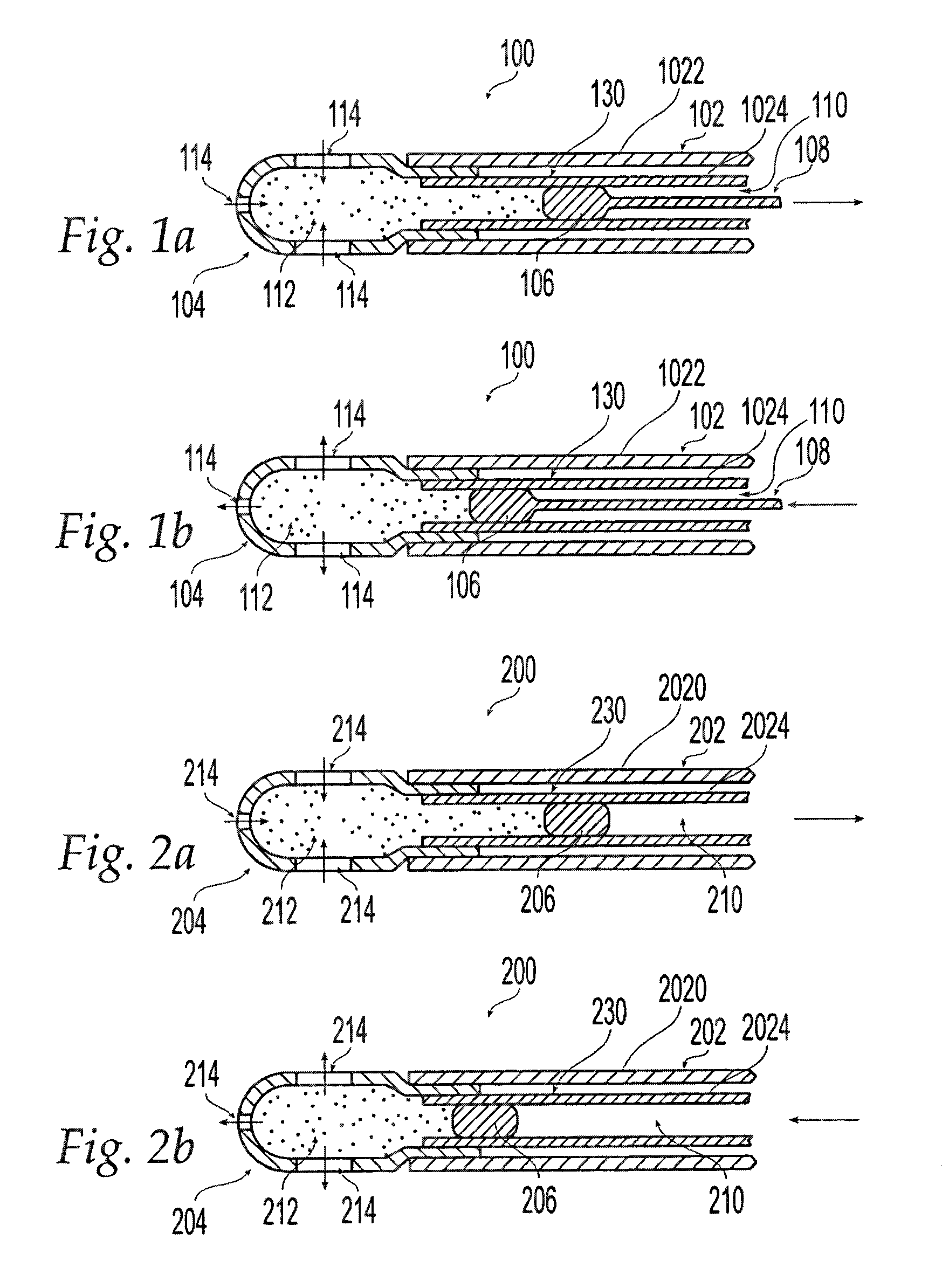 Cooled ablation catheter with reciprocating flow