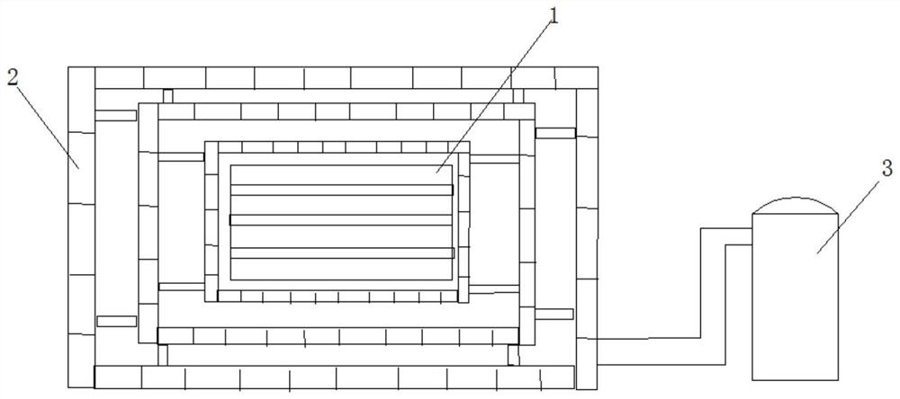 Bulk cargo terminal coal-containing sewage treatment system