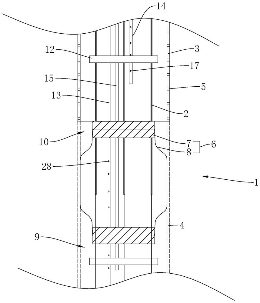 A construction method of prestressed anchor cable structure suitable for broken rock mass