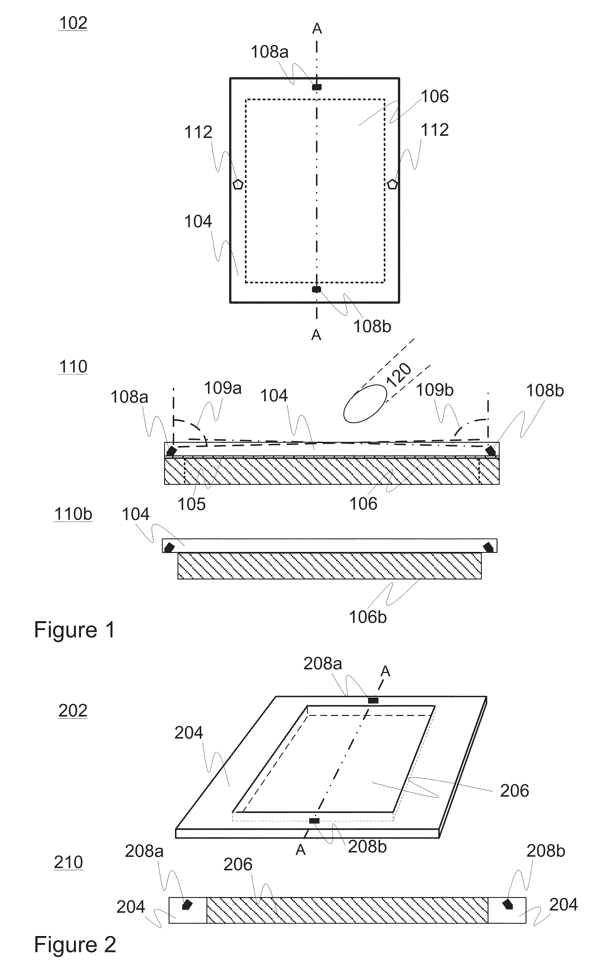 User interface for gesture-based control input and related method