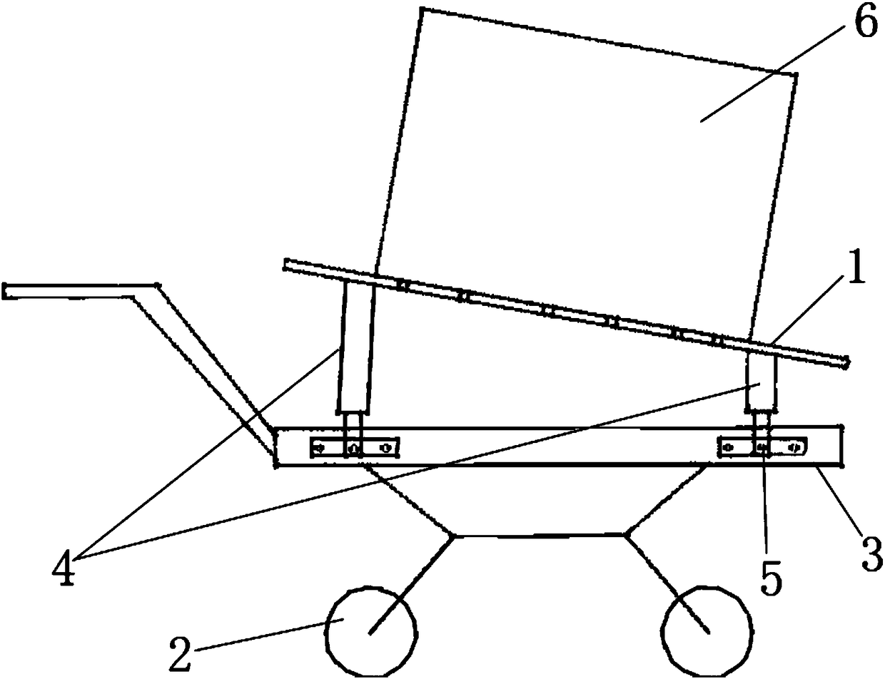 Process board clamping cart for multi-directional adjustable vehicle workpieces