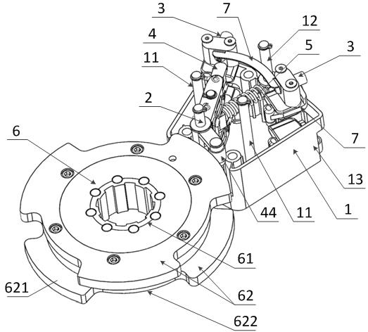 Isolating switch of on-load tap-changer