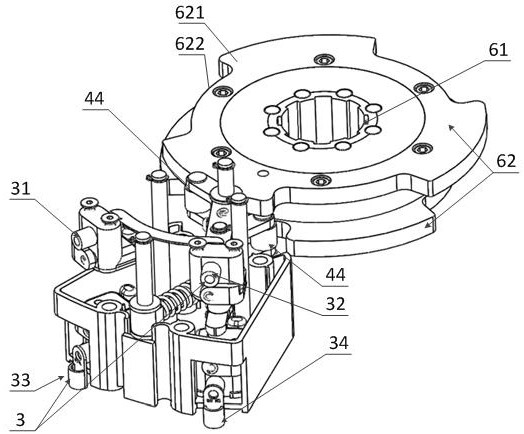 Isolating switch of on-load tap-changer