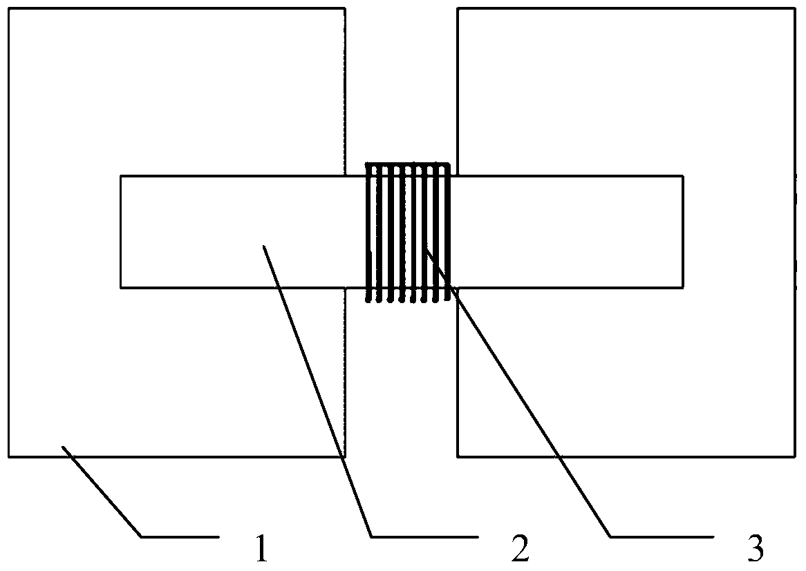 The receiving end of the bridge arm wound flat magnetic core applied to the wireless power supply of electric vehicles