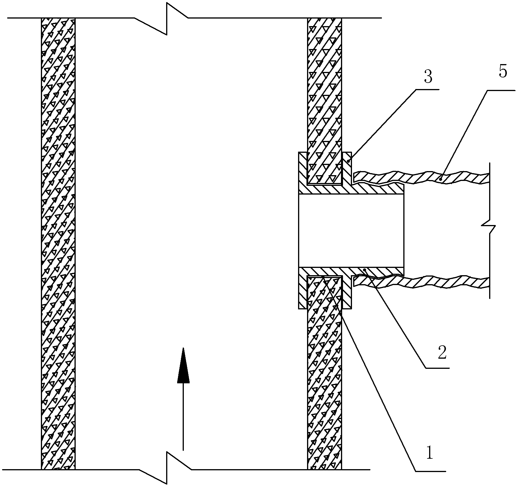 Method for preventing air leakage between flue and pipeline of range hood