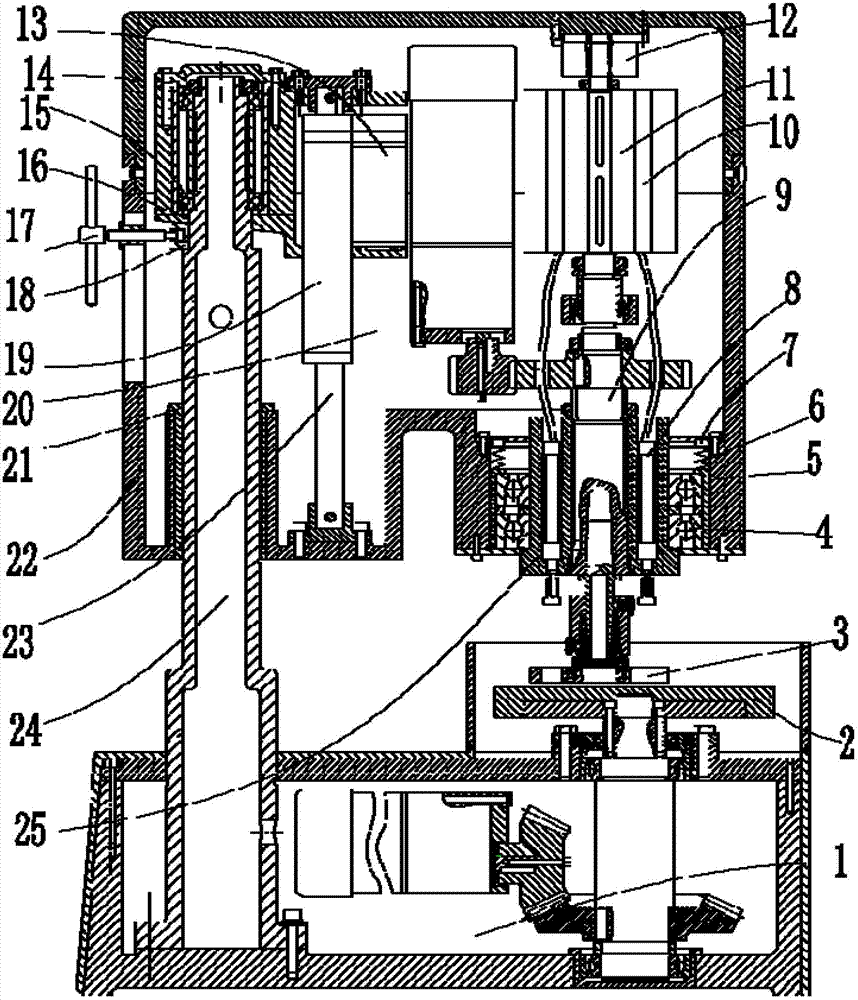 Mechanical structure of dual-loading-mode grinding and polishing machine driven by electric push rod