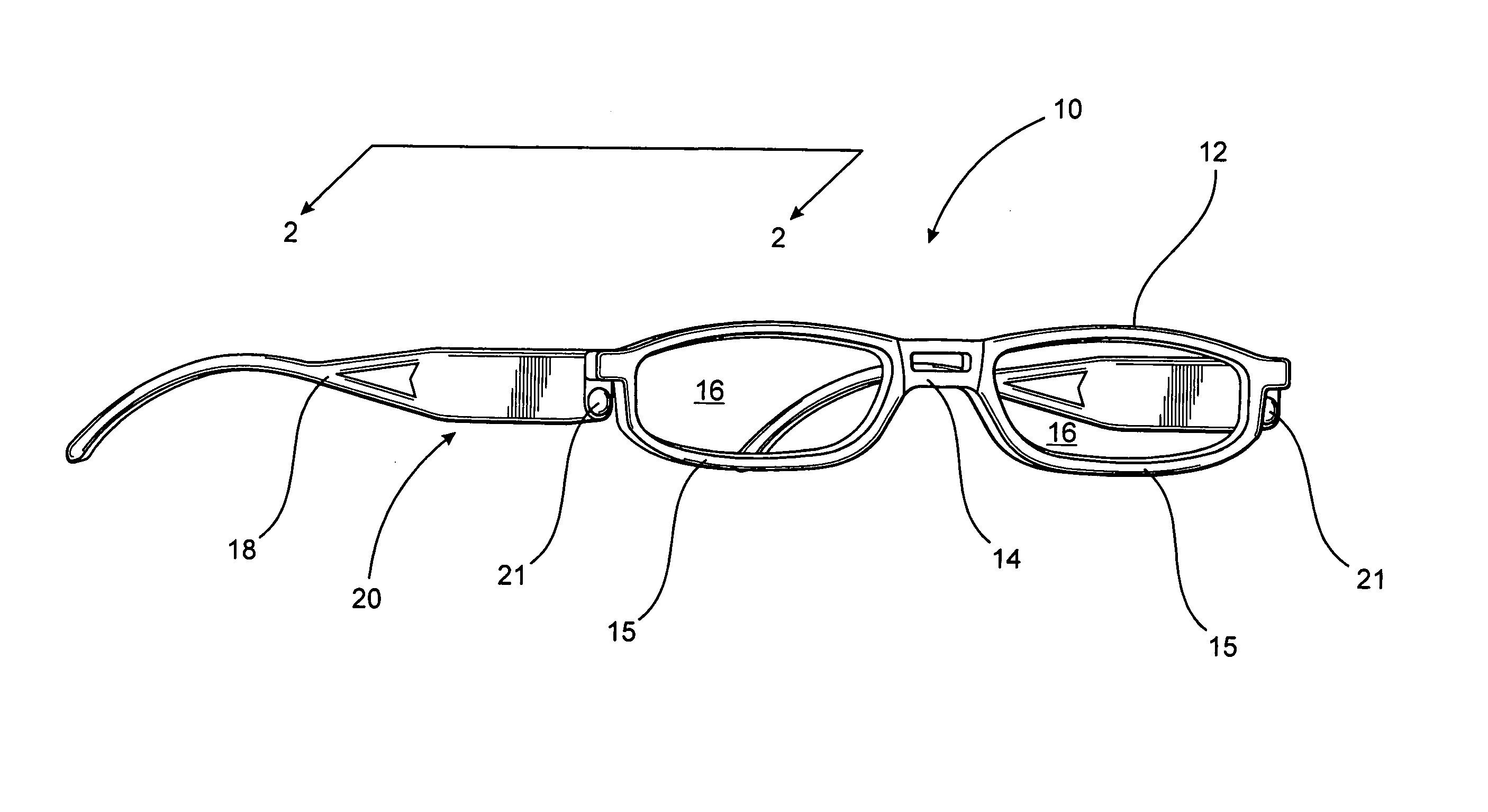 Illuminated eyeglass assembly