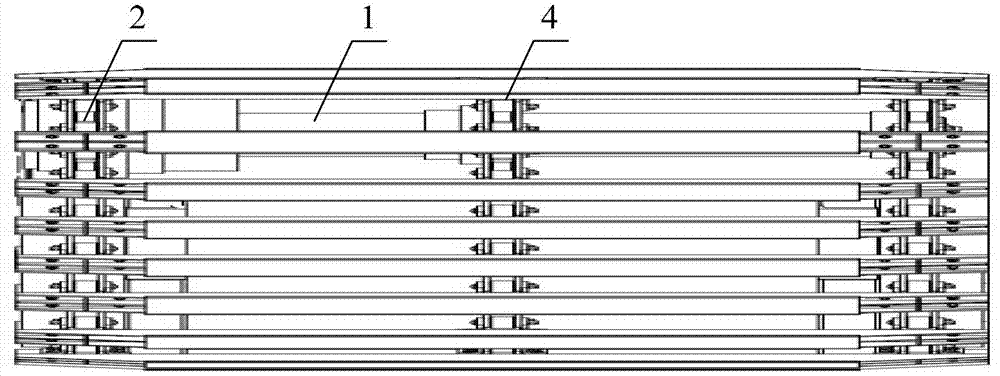 Track travelling wheel system and amphibious excavating device