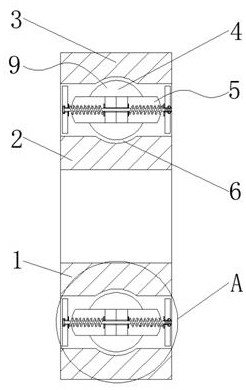 A bearing provided with a cage mechanism