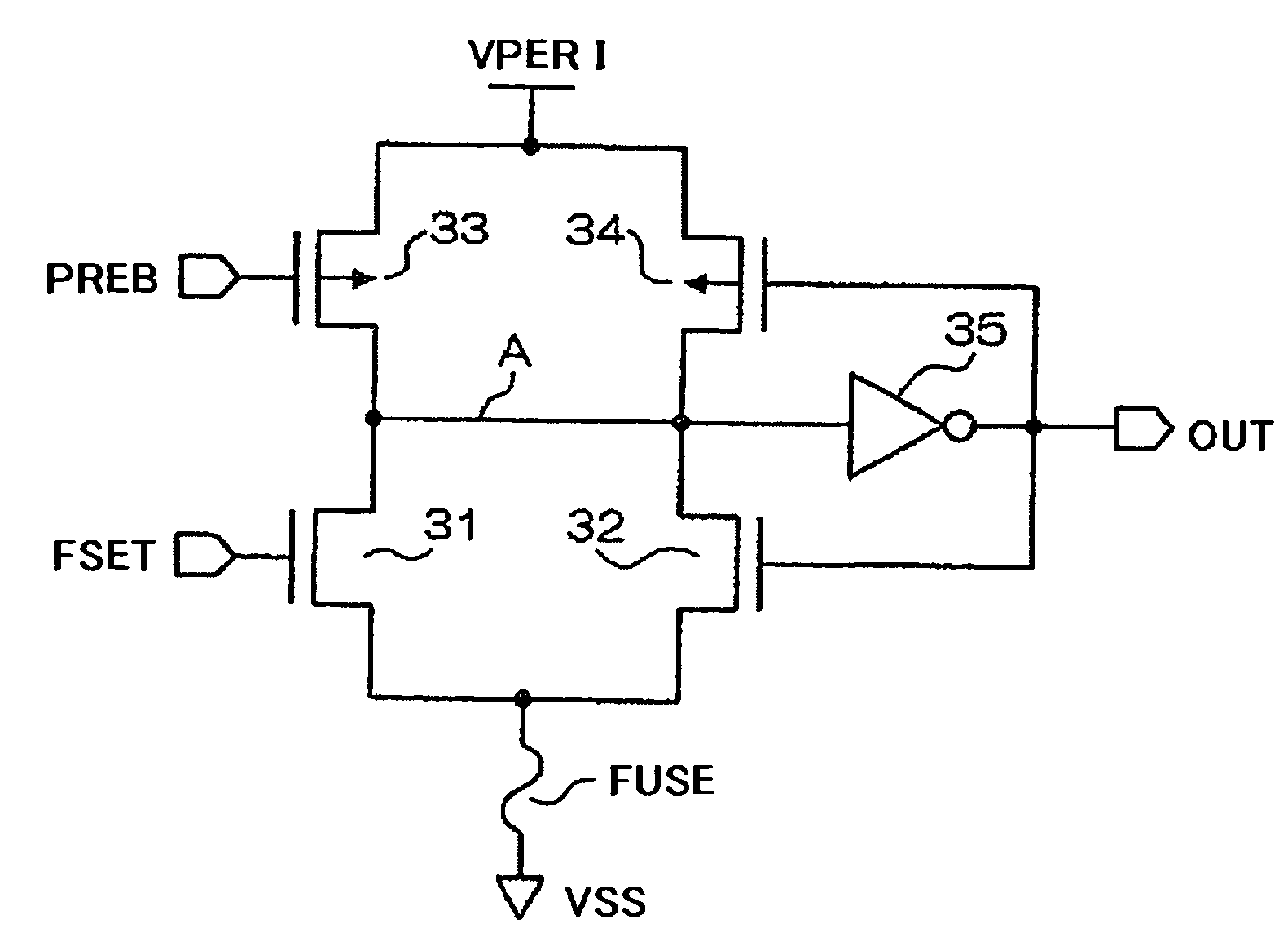 Fuse latch circuit and fuse latch method