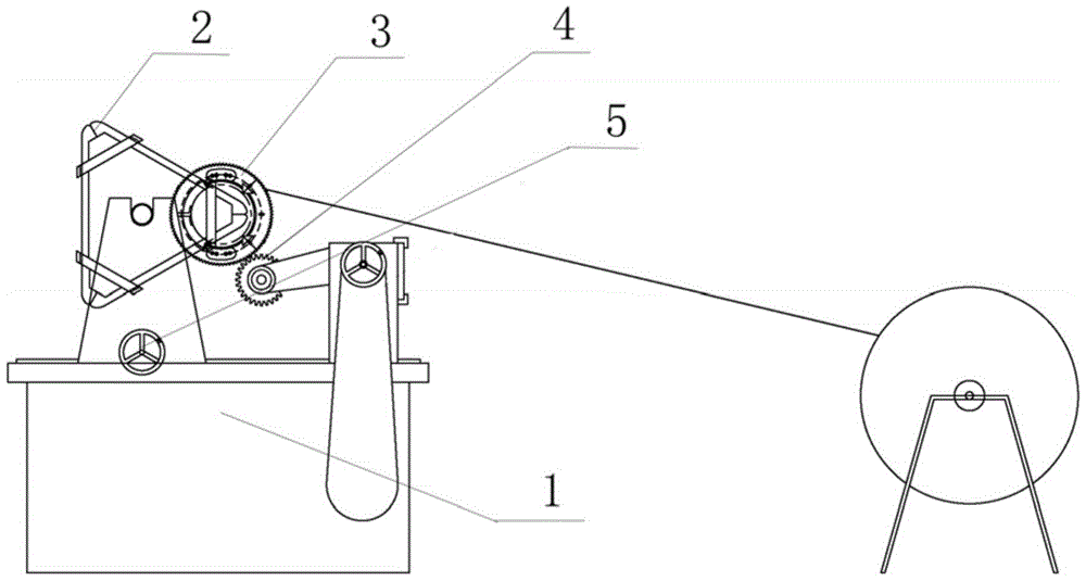 Winding device for wound core transformer