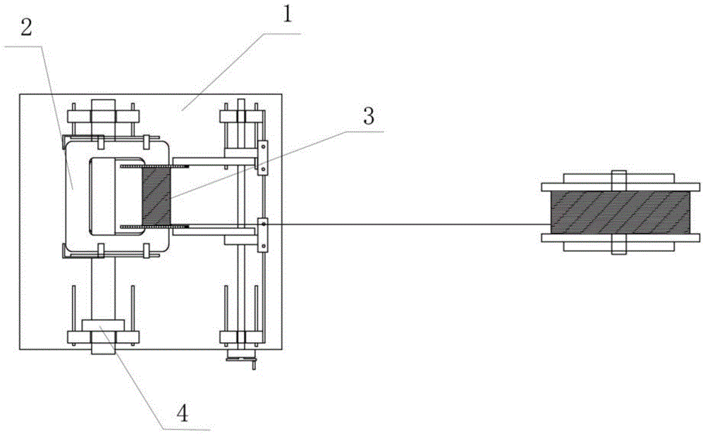 Winding device for wound core transformer