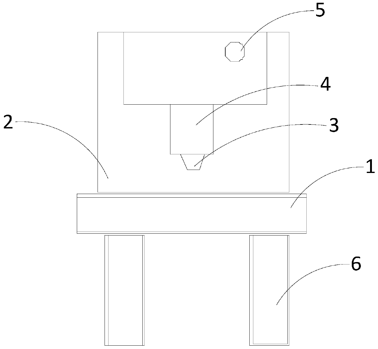 Transformer embedded part leveling device
