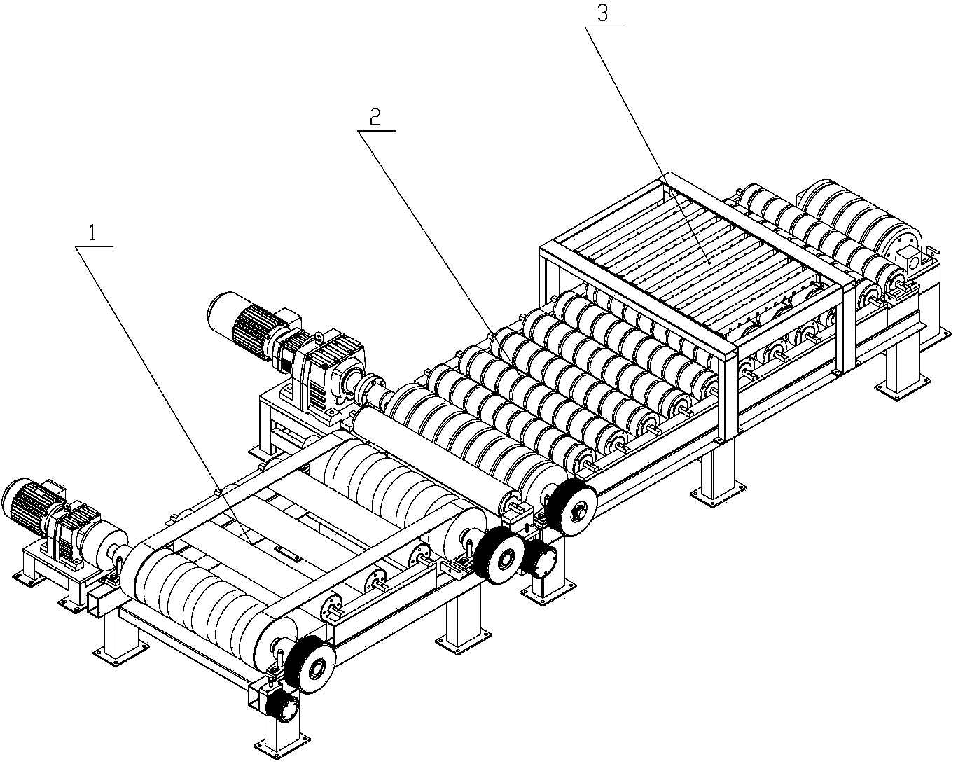 Building block cutting, feeding and conveying mechanism