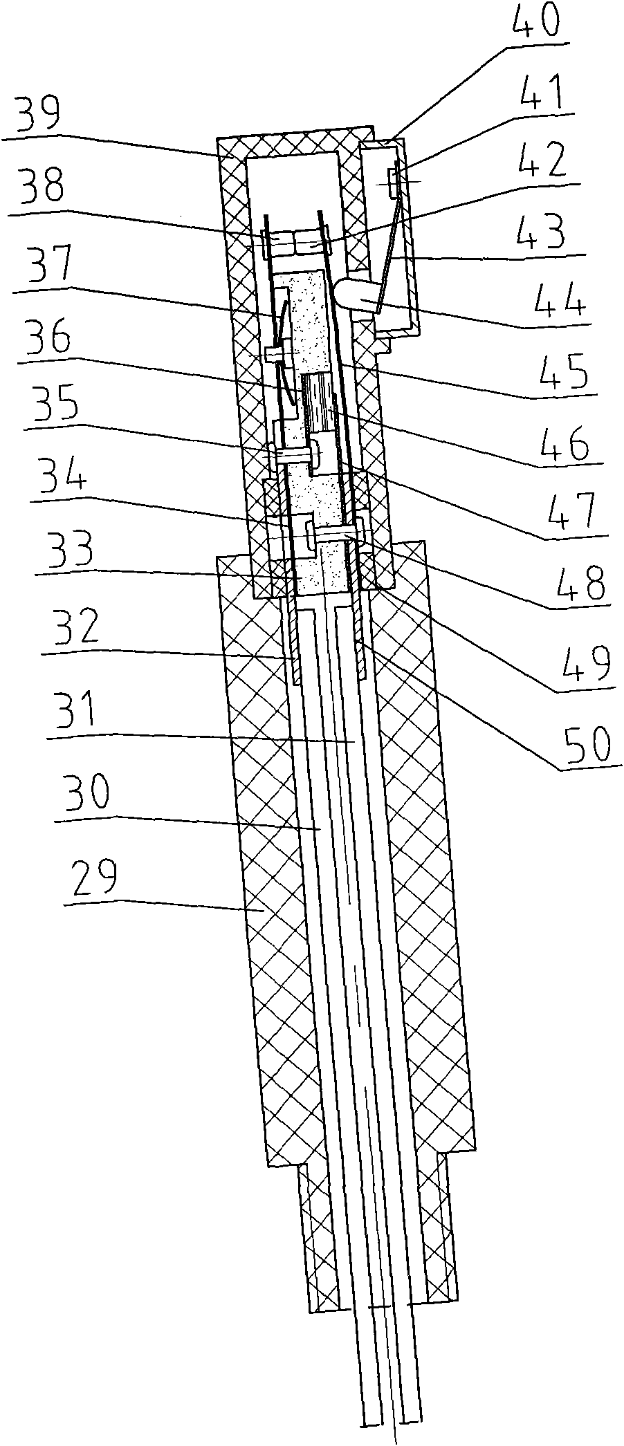 Electric water heater with sealed outlet for faucet, and water flow switch and heat protector of electric water heater