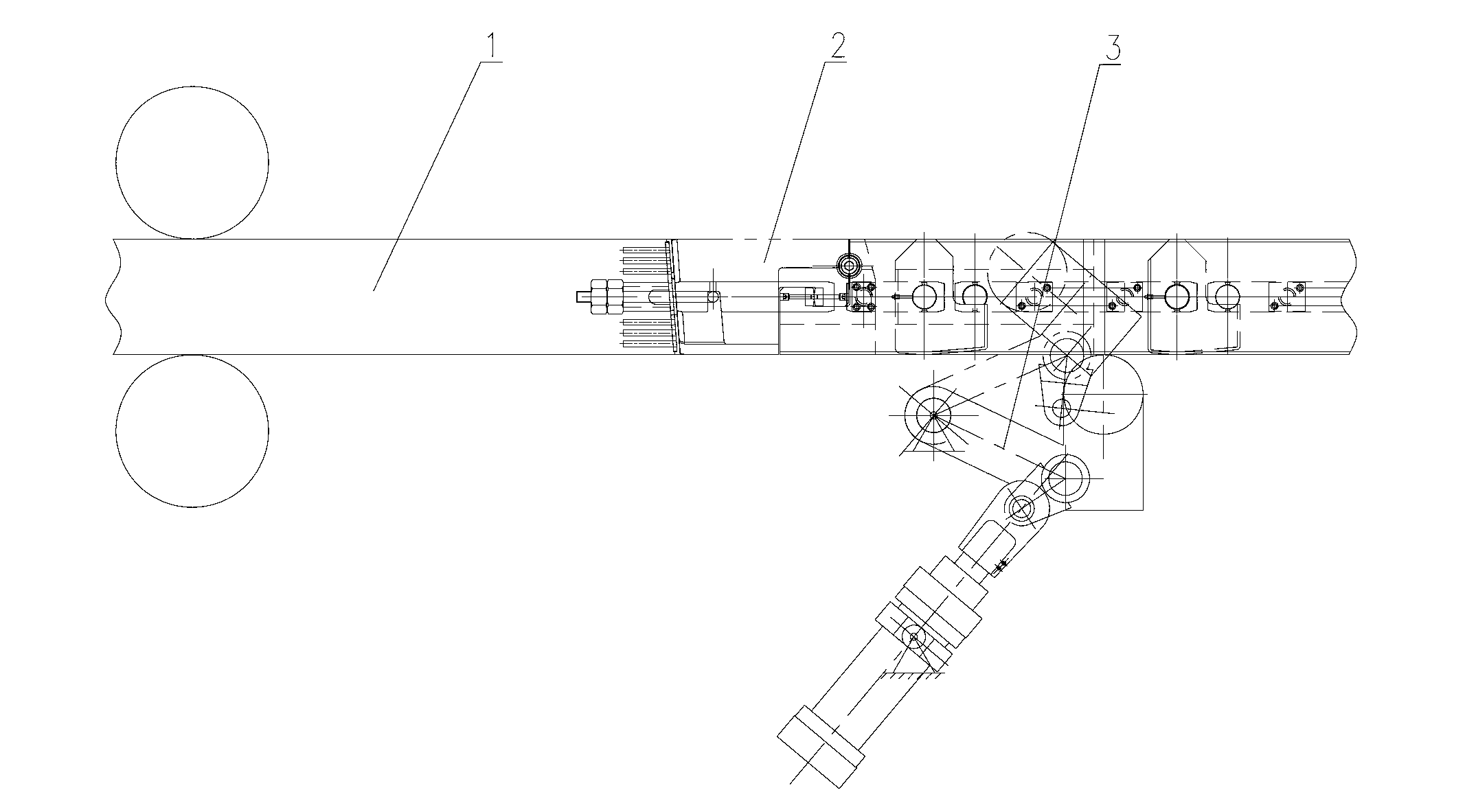 Device and method of H-shaped parison continuous casting machine online dummy ingot