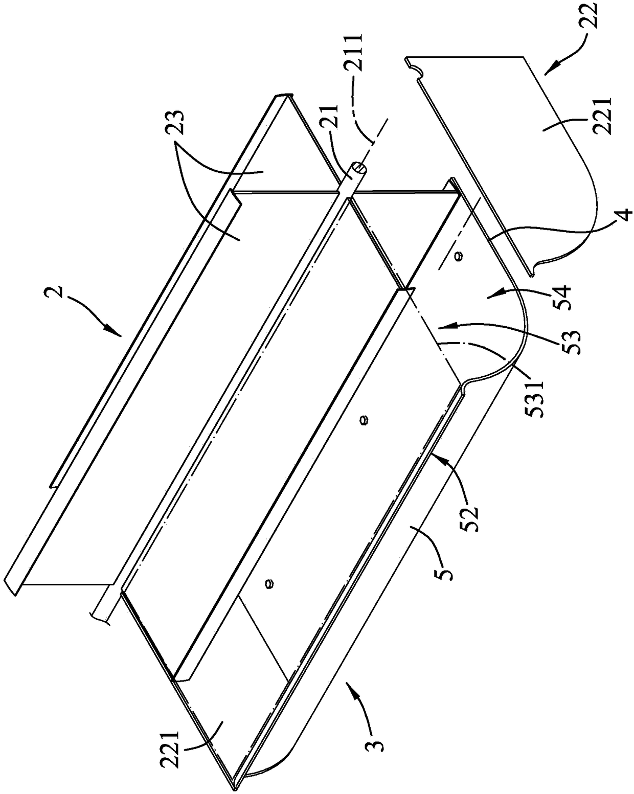 Blade device for flow power generation