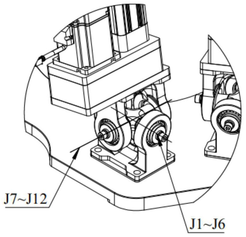 Six-axis robot counterforce inverse solution method and six-axis robot