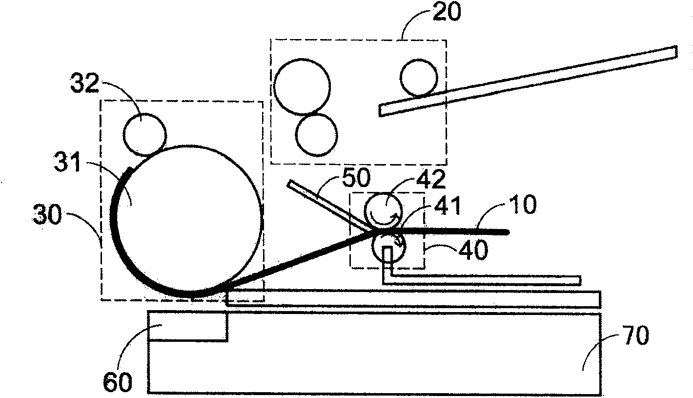 Double-side paper feeding device