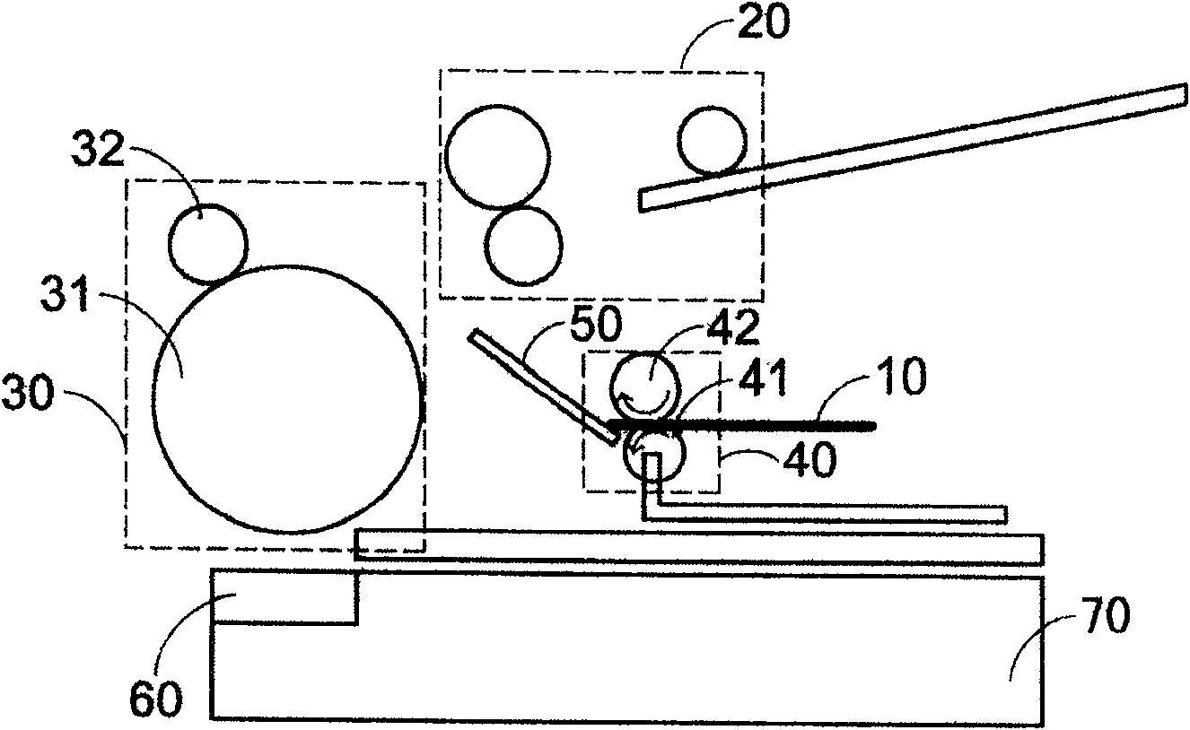 Double-side paper feeding device