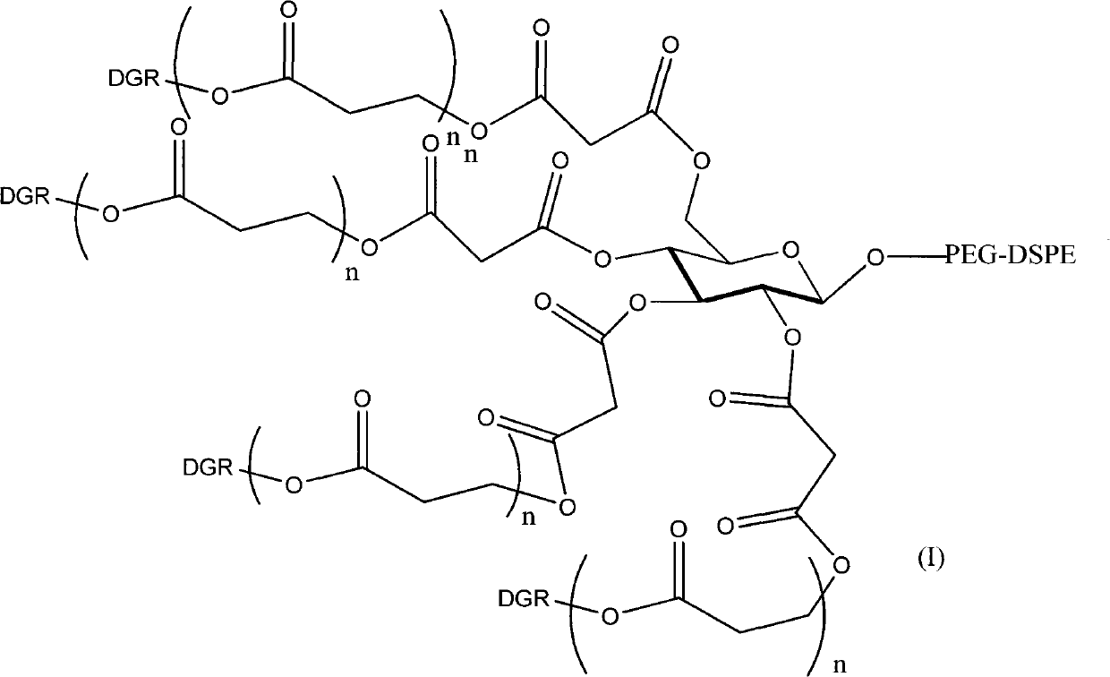 Polyethylene glycol-distearoyl phosphatidyl ethanolamine derivant and preparation method thereof