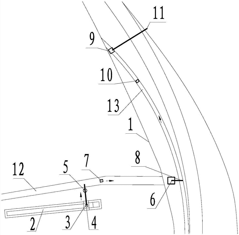 Fish passing system suitable for reservoir water level large-variation-range ultrahigh arch dam