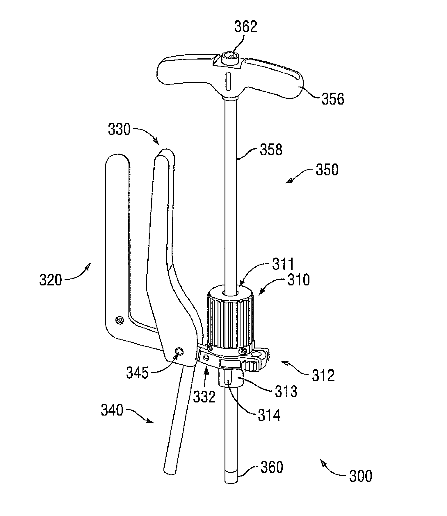 Surgical instrument with integrated reduction and distraction mechanisms