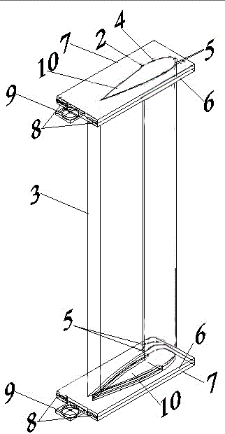 Portable device for measuring three-dimensional wind speed of wind field, and manufacturing and application method of portable device