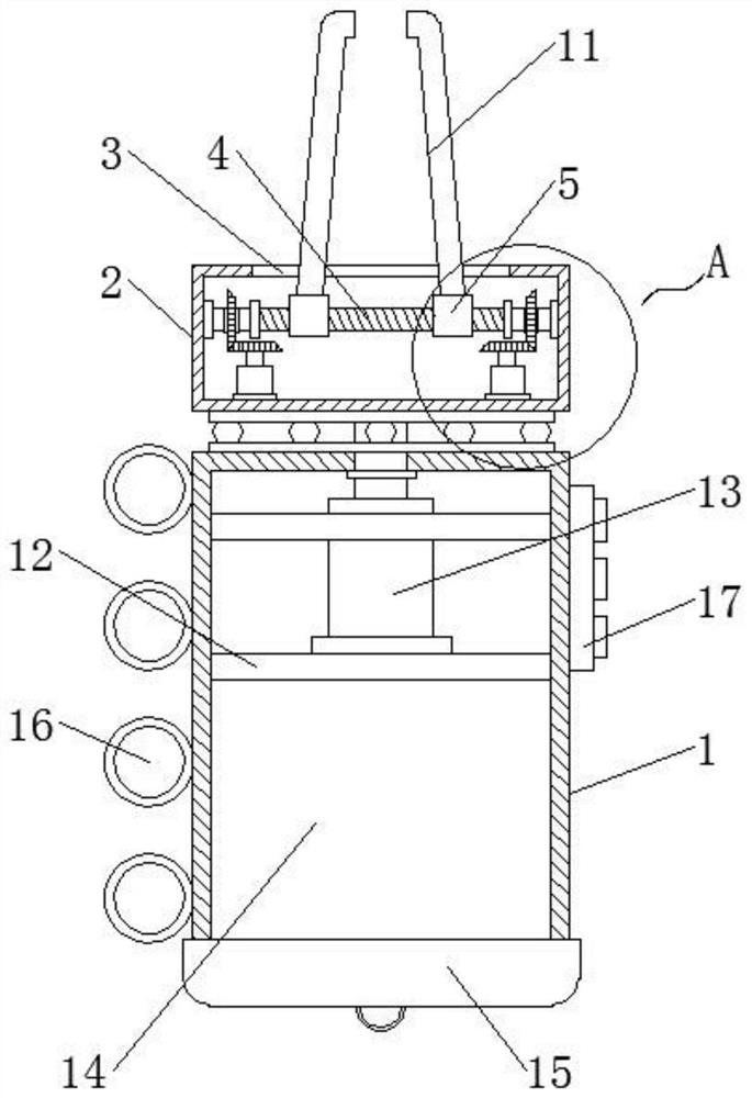 A clamping device for removing intraosseous screws from the spine