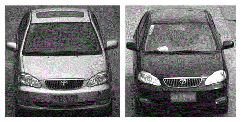 Bayonet vehicle image identification method based on image features