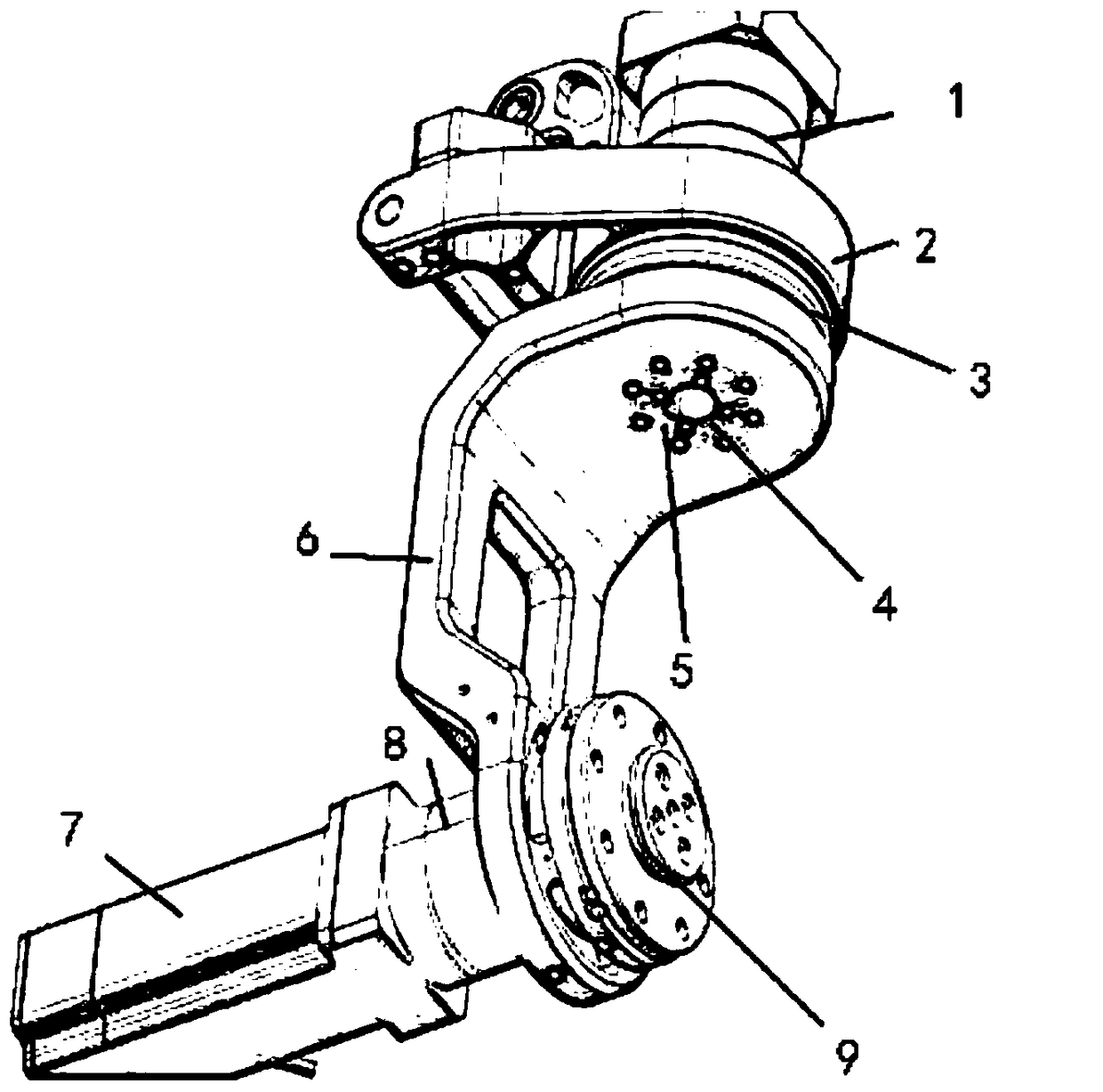 Flexible steering protection device of novel driving and steering integrated assembly