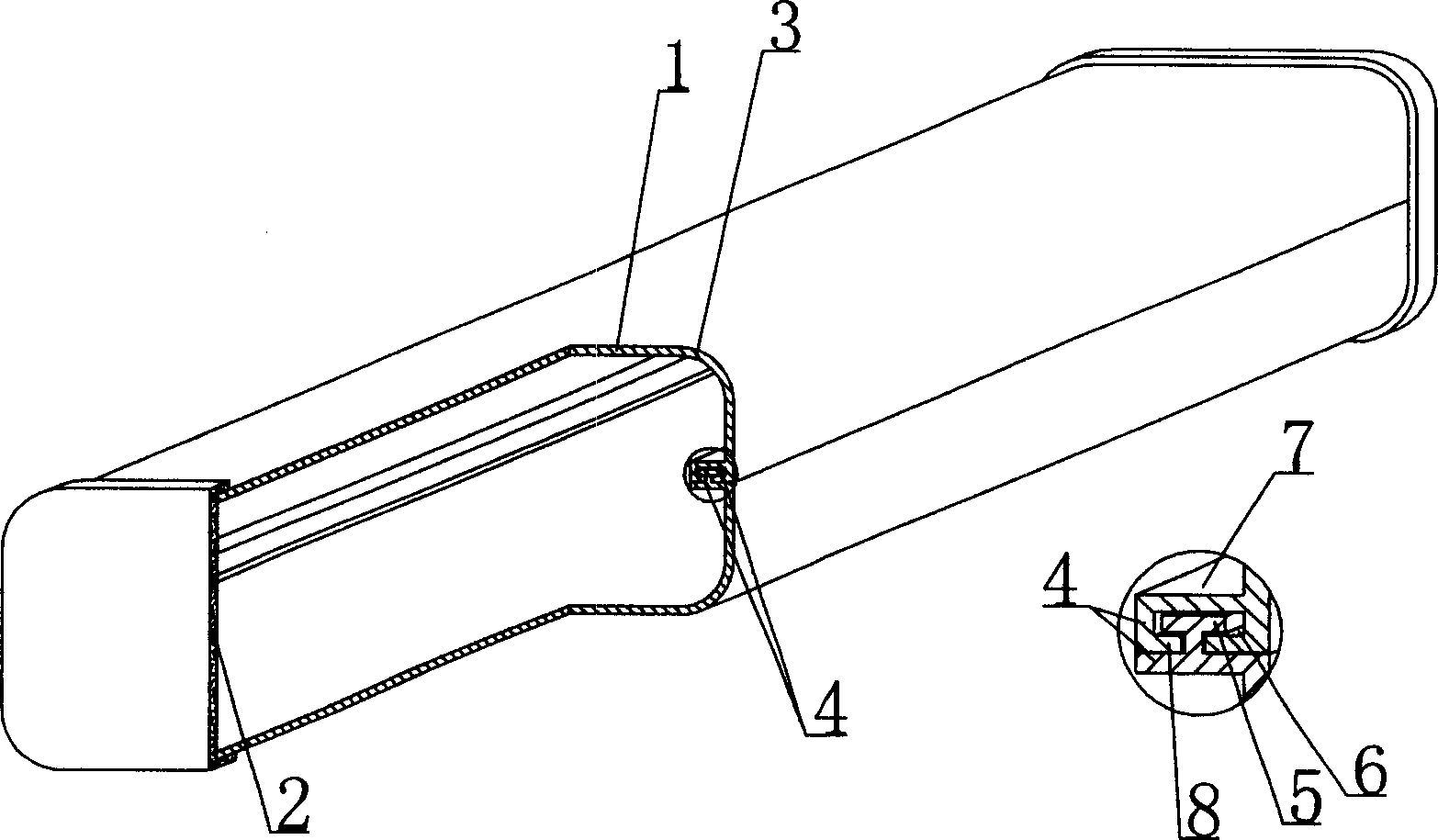 Plastic thin-wall tube