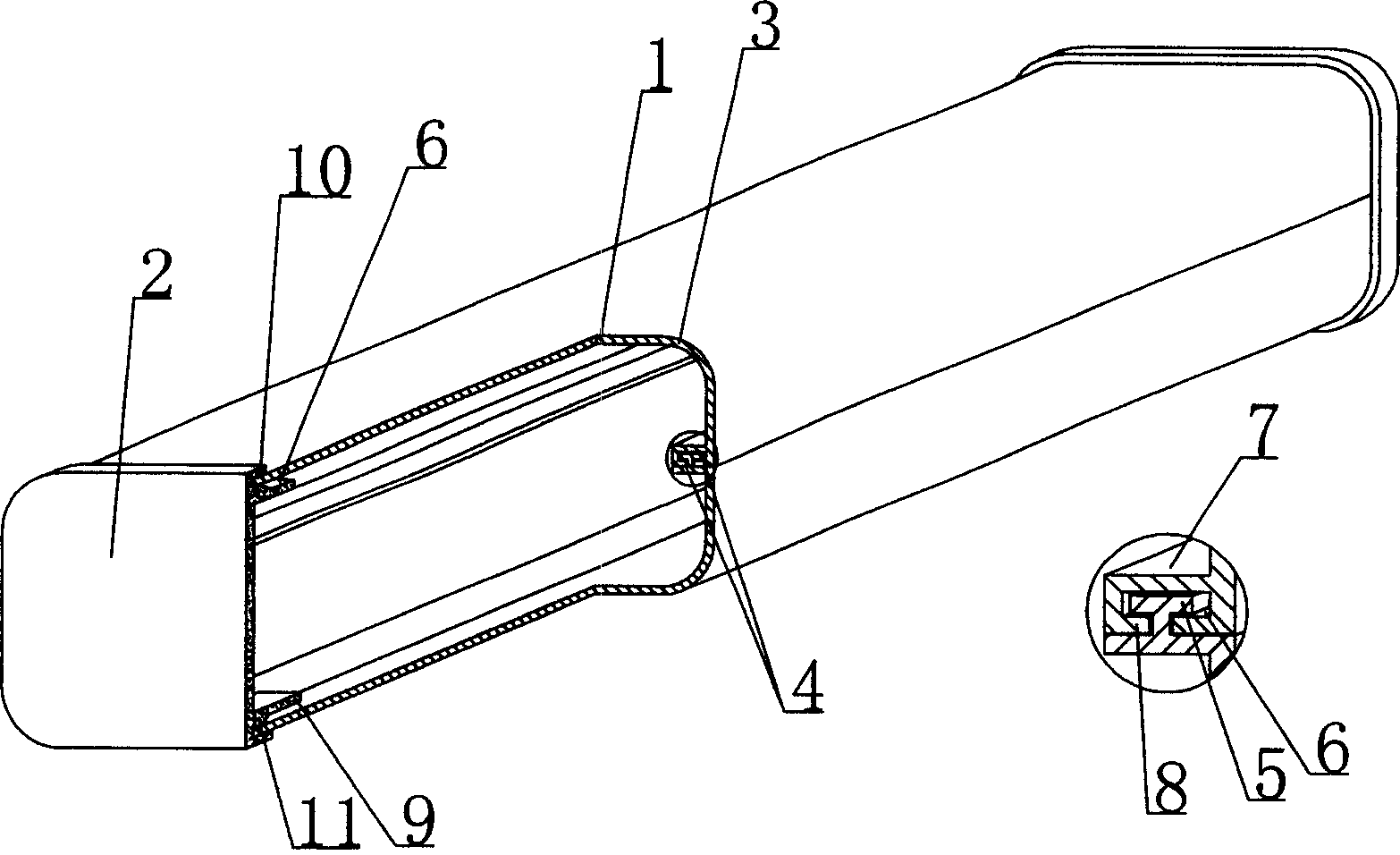 Plastic thin-wall tube