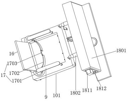 Multi-angle eye movement control improvement device based on auditory feedback and use method thereof