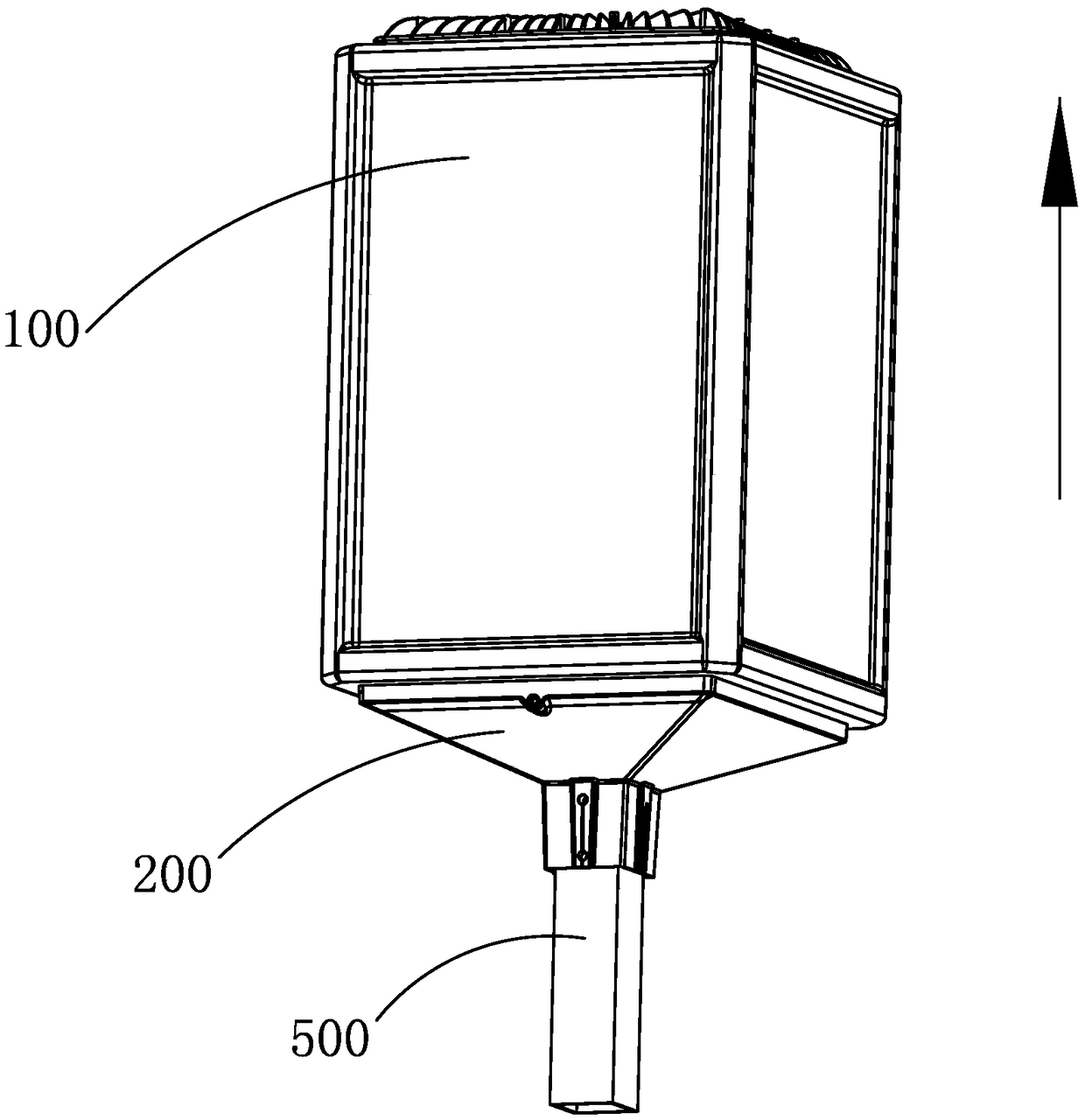 Lamp cap, disassembly and assembly method of lamp cap and street lamp using lamp cap