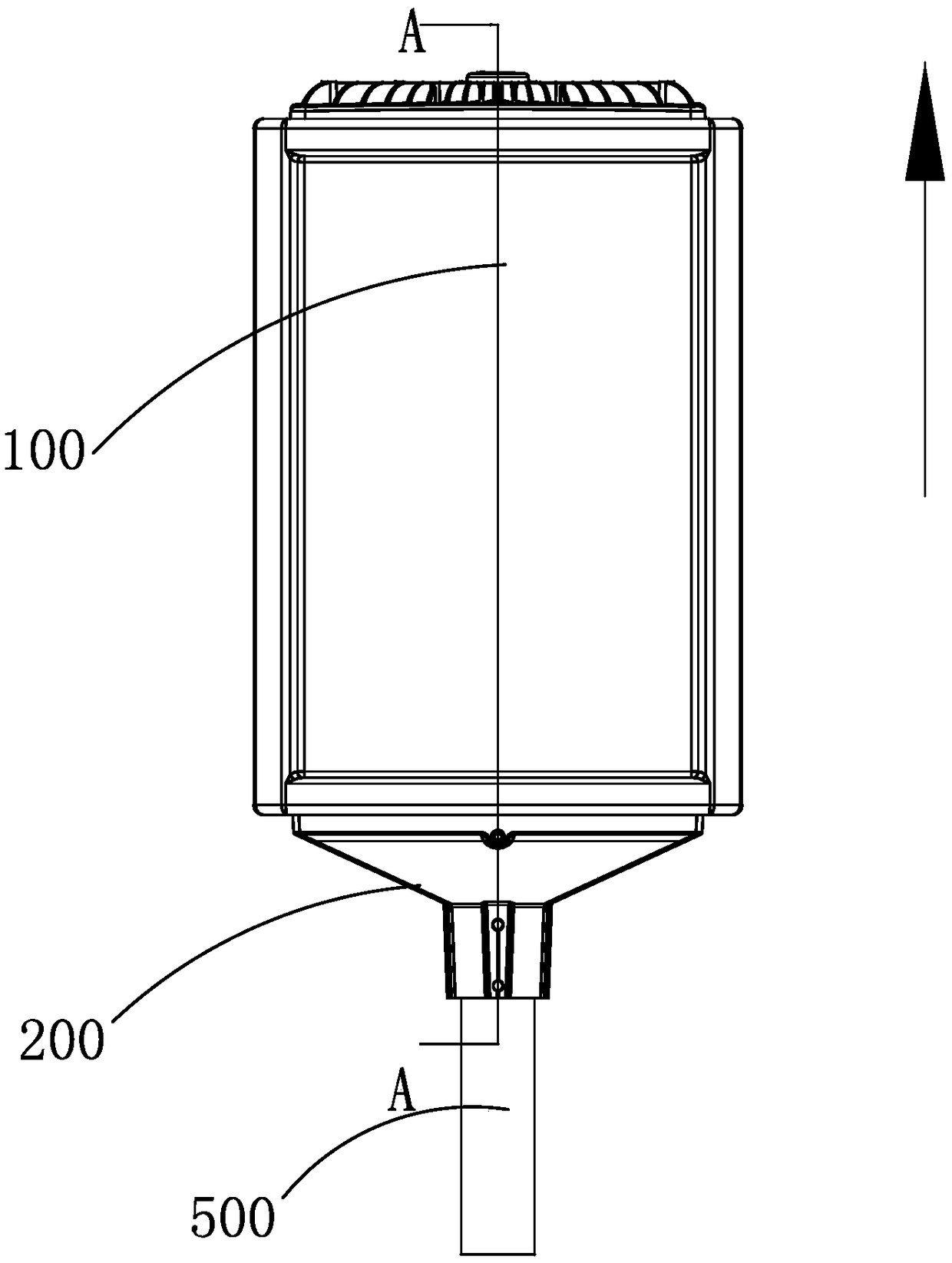Lamp cap, disassembly and assembly method of lamp cap and street lamp using lamp cap