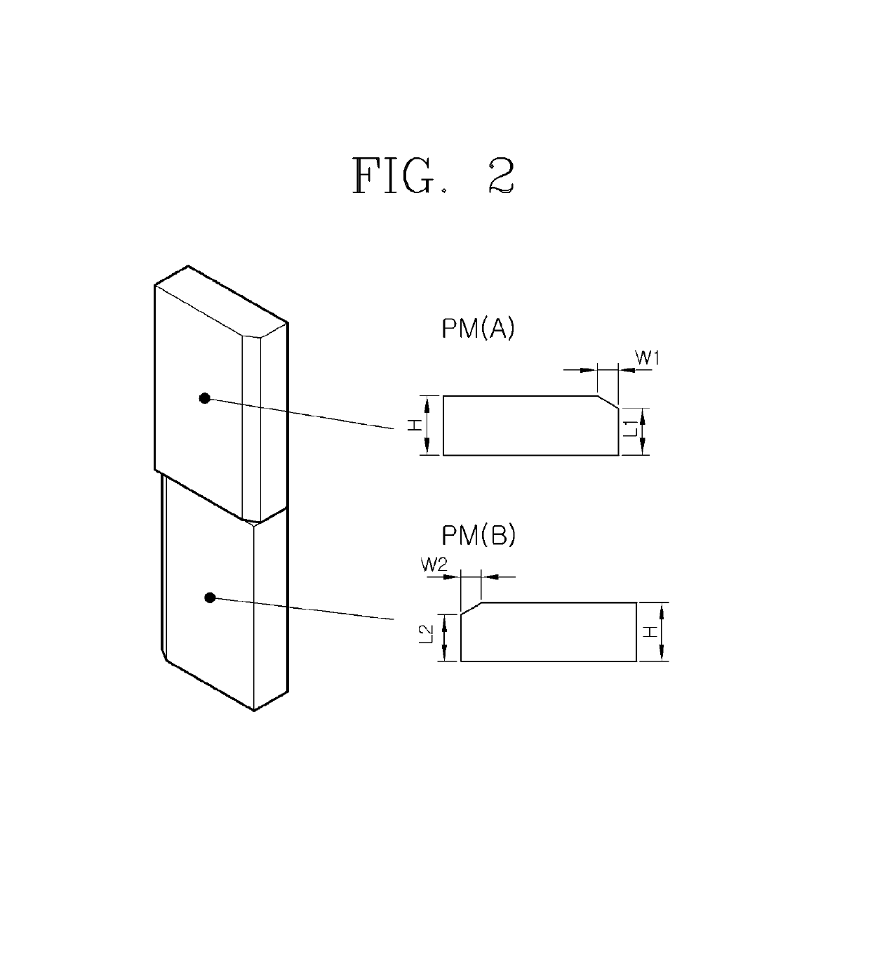 Electric machine having asymmetric magnetic pole shape for torque ripple reduction