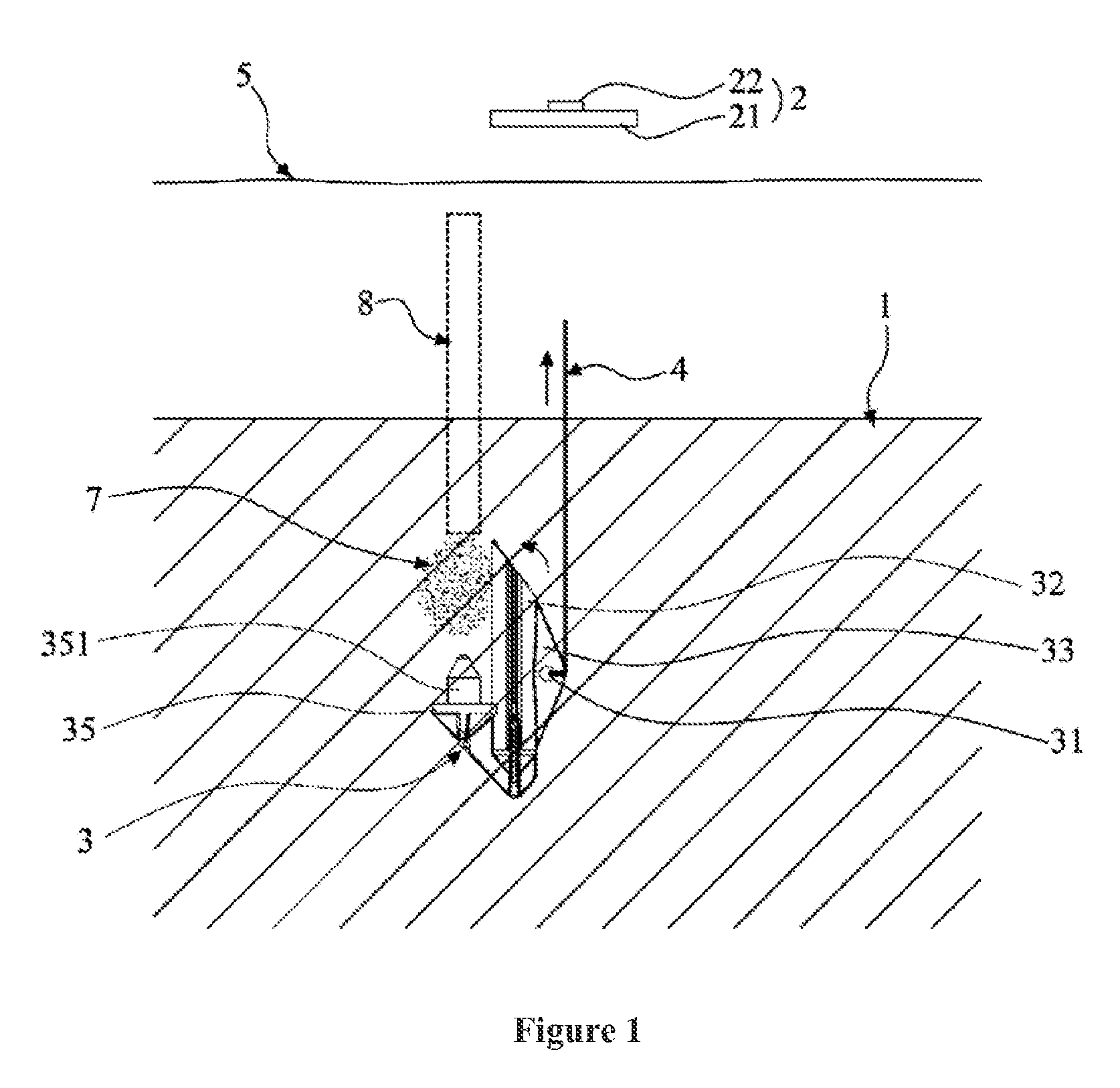 Structure for reinforcing greening member and construction method thereof