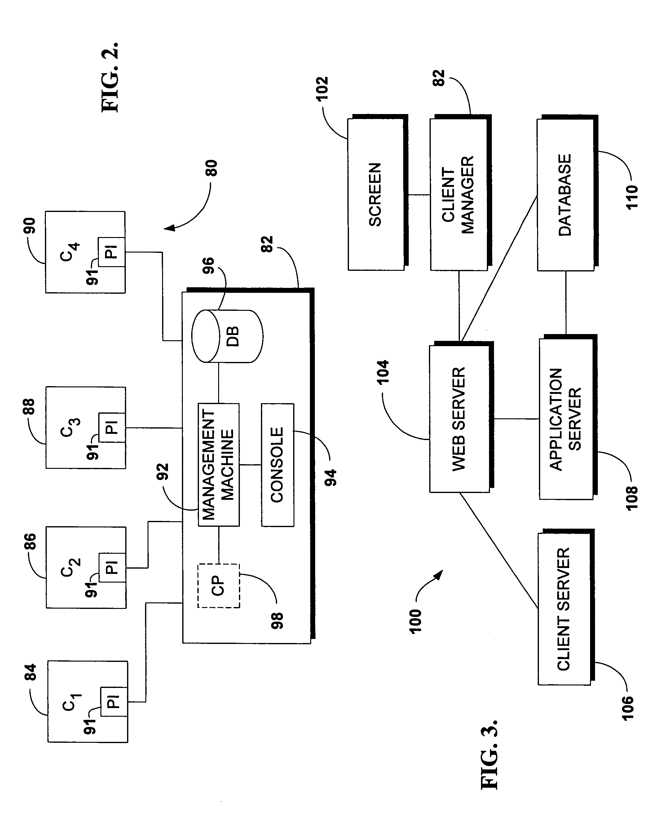 System and method for editing active measurements in a client management tool