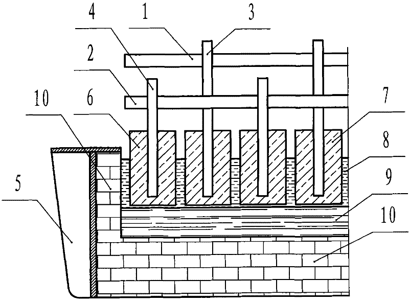 Horizontal current aluminium cell