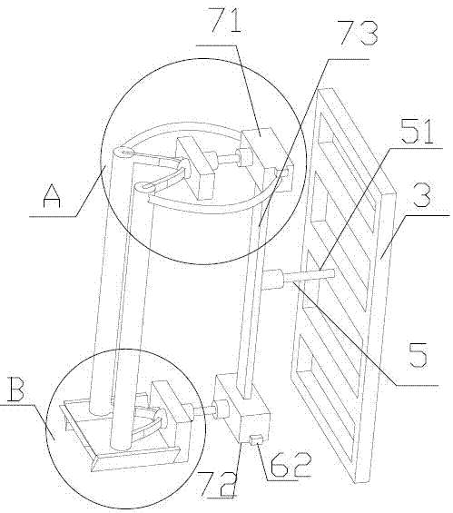 Structure of landing door of elevator